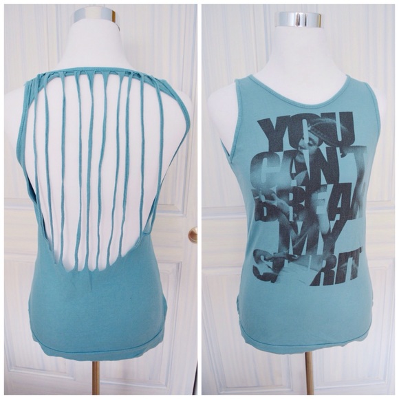 Tank with cut out back