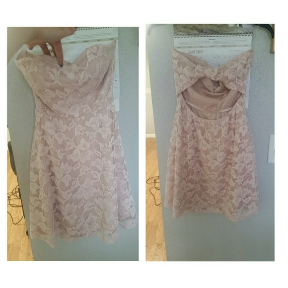 Flowery pink dinner dress - Picture 1 of 1