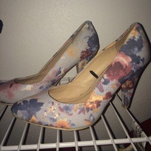 Forever 21 Floral Heels