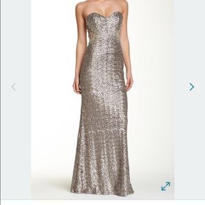 La Femme Backless prom dress