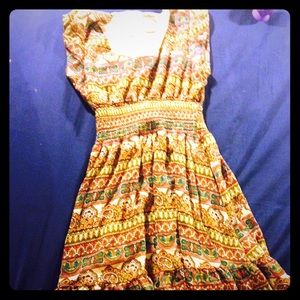 Psychedelic print dress