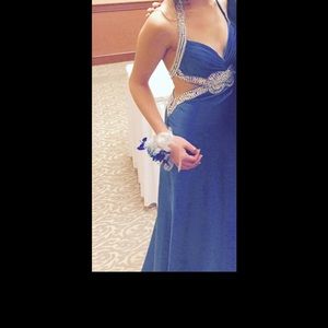 Formal royal blue dress