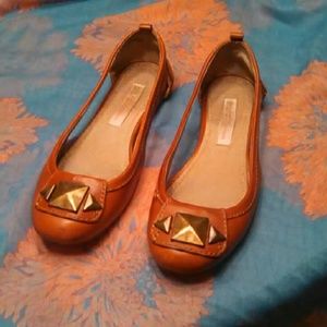 Charlotte Ronson leather studded flats!