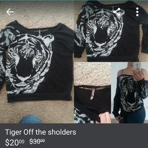 Tiger off the shoulders