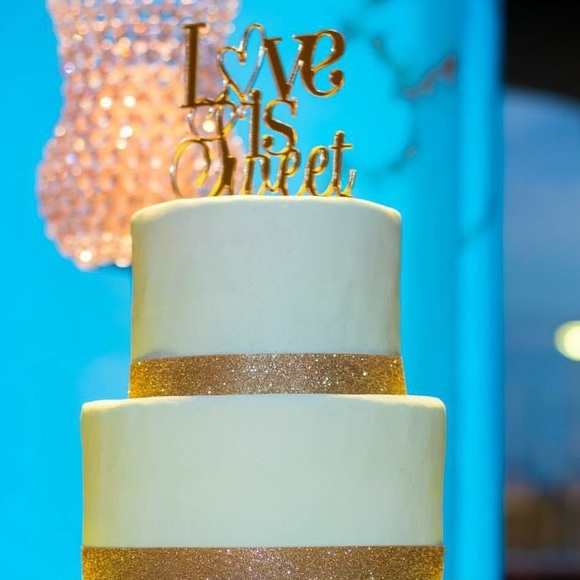 Love is Sweet Cake Topper