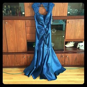 A beautiful blue dress