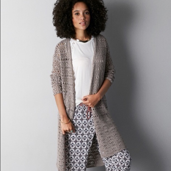 STILL IN STORES AEO Open Knit Festival Cardigan