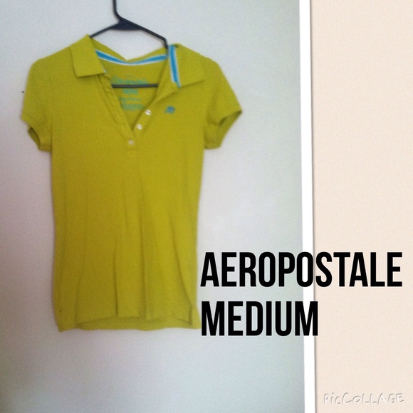 Green collared shirt by Aeropostale