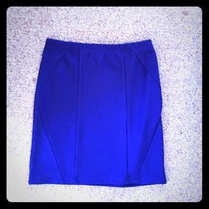Bright Blue Body Con Mini