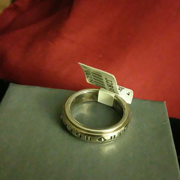 Sterling silver Faith and hope ring