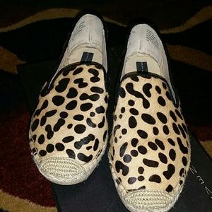 Leopard print loafers