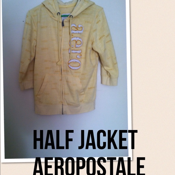 Yellow half sleeve Aeropostale jacket
