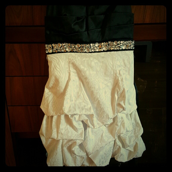 Black and white dress