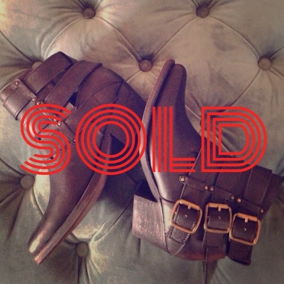 SOLD!!!Jeffrey Campbell Buckle Sheba Black  Boot