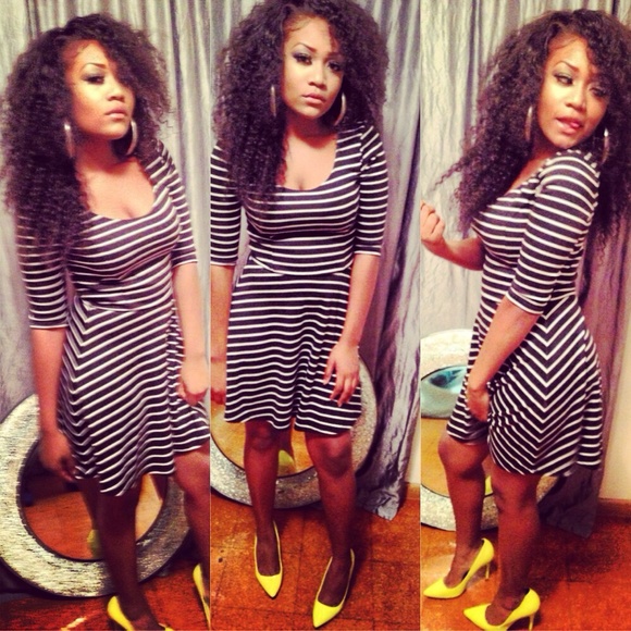 STRIPED DRESS - Picture 1 of 1