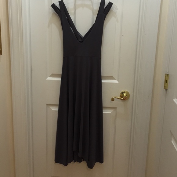 Moda International Cocktail dress. Charcoal grey