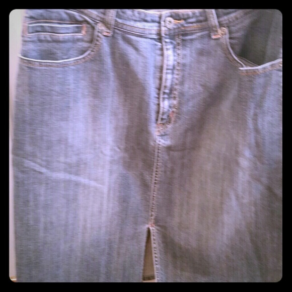 Chico's denim skirt