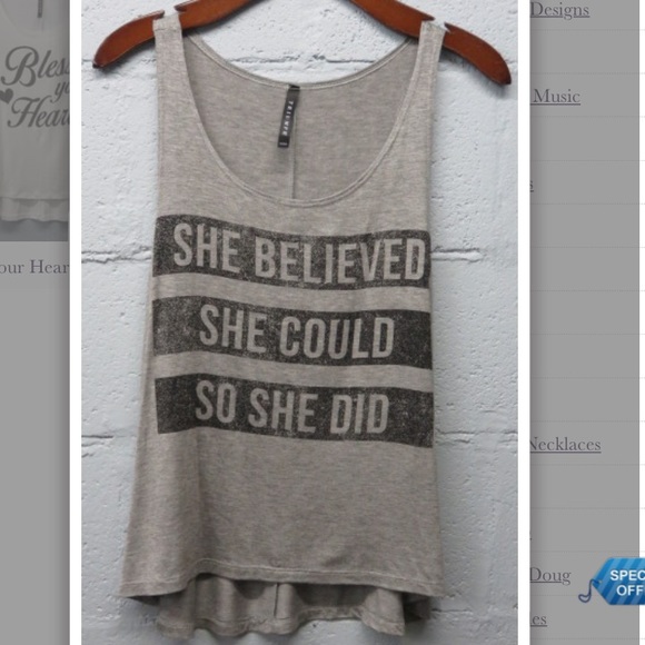 Tops - The Warrior Tank