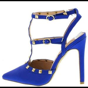 cobalt blue thigh high boots