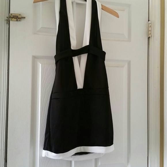 Black and white dress