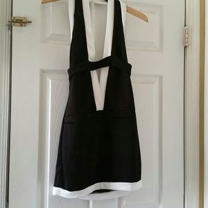 Black and white dress