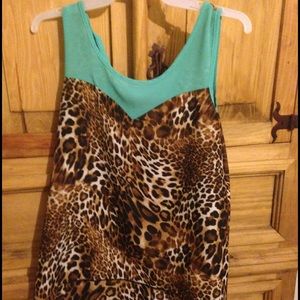 Boutique leopard tank