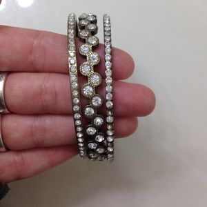 Gold jeweled bangles