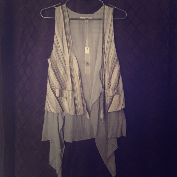 Boho Sleeveless Patterned Cardigan