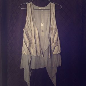 Boho Sleeveless Patterned Cardigan