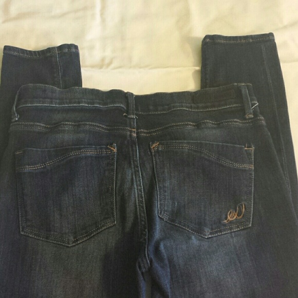 Express dark blue skinny jeans - Picture 3 of 4