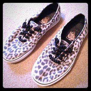Vans sneakers!!!  Fun Animal Print!!