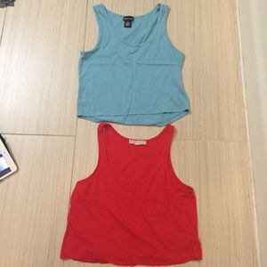 Wet Seal and Forever 21 tank tops