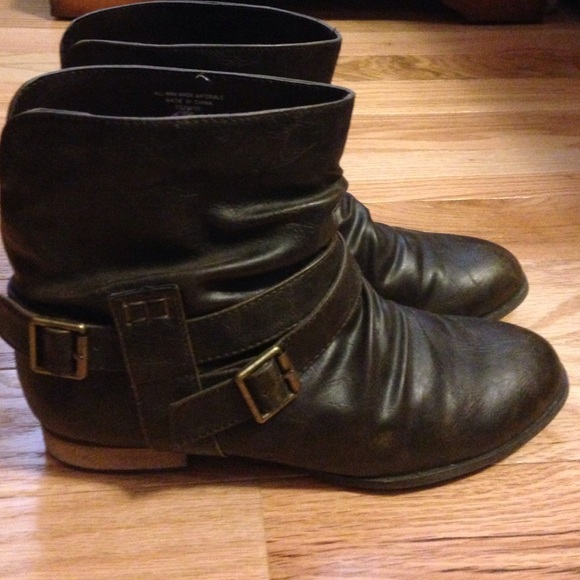 Brown booties