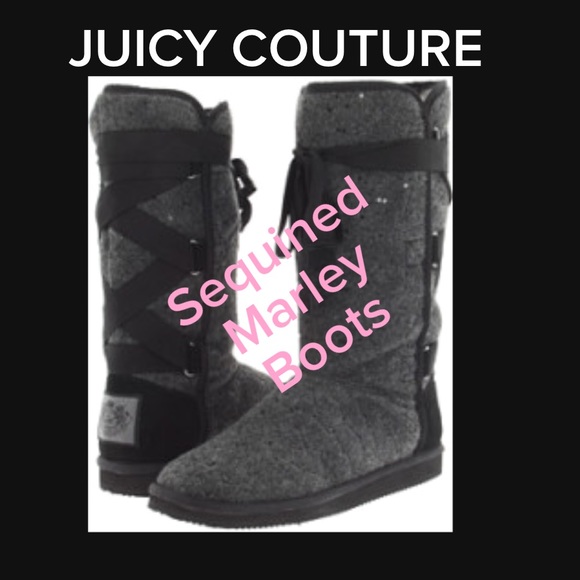 Juicy Couture Sequined Marley Boots