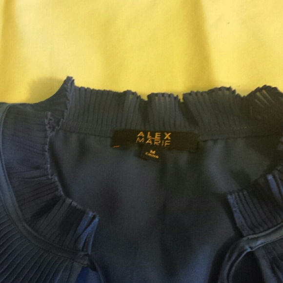 Alex Marie Royal blue blouse - Picture 3 of 3