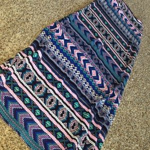 Tribal maxi skirt