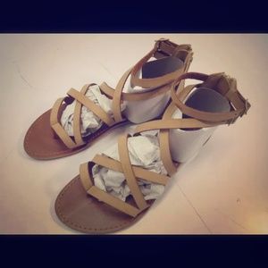 Tan/Beige Gladiator Sandal