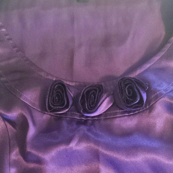 Nine West purple side zip tank - Picture 3 of 4