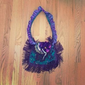 Handmade eclectic purse