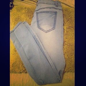 SIZE 5 PAPAYA LIGHT BLUE SKINNY JEANS