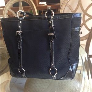 Big black Coach purse