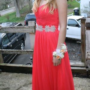 Coral Prom Dress