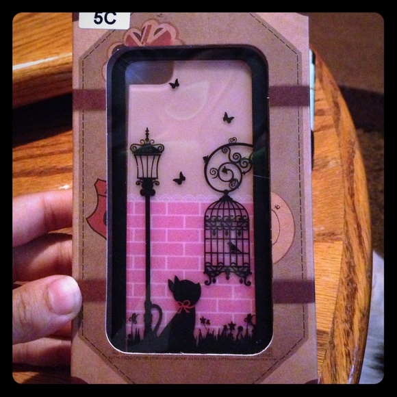 Pink and Black IPhone 5c case - Picture 1 of 3