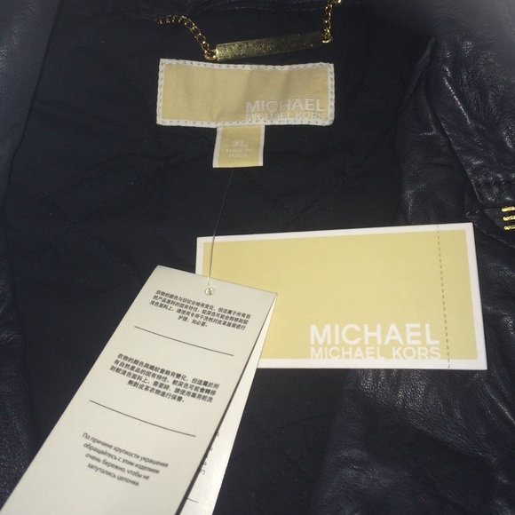 Brand new Michael kors leather jacket
