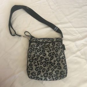 coach sparkly cheetah print bag