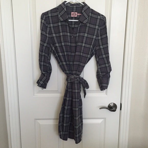 Juicy Couture Dresses & Skirts - SALE Juicy Couture Plaid Shirt Dress