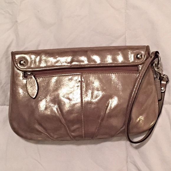 Coach wristlet purse with zipper back - Picture 2 of 3