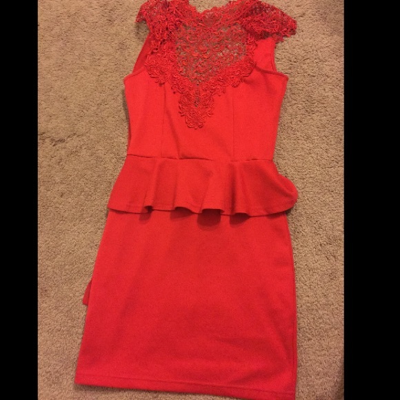 Red dress