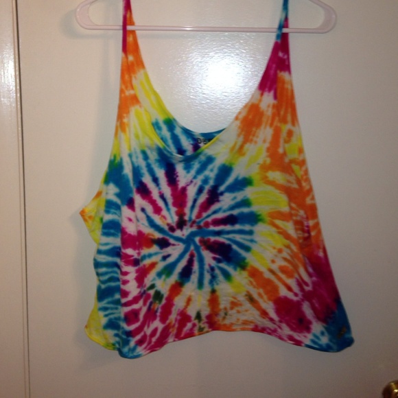 Obey Tops - Tie dye crop tank