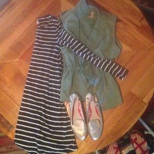 NWT forever 21 utility vest sz Lg